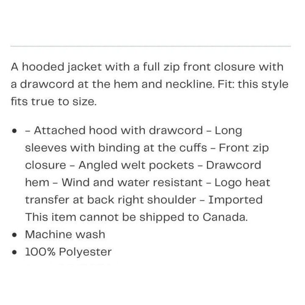 New Cutter & Buck Anderson Full Zip Jacket Orange‎ Wind Water Resistant XXL - Picture 3 of 6